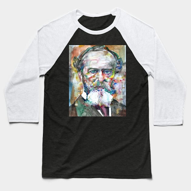 WILLIAM JAMES watercolor portrait .4 Baseball T-Shirt by lautir